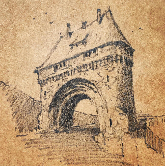 15 minute hand sketch